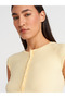 31887 زر بأكمام قصيرة Top-T.Yellow - 3