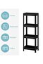 4 Tier Shower Caddy Corner Shelves Layer Shelving Unit Plastic Shelf Kitchen Toilet Bathroom Storage - 2