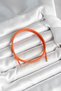 Magnetic Orange Color Spiral Women's Bracelet Sl11921
