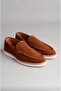 Seç 3134 Genuine Leather Casual Men's Shoes Taba Suede