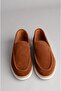 Seç 3134 Genuine Leather Casual Men's Shoes Taba Suede - 2