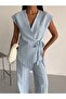 Linen Vest Set - 8