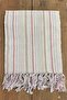 Hand Woven Cotton - Linen Peshtemal 95 X 200 cm - Multicolor