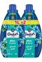 Concentrated Fabric Softener, Blue Love, up to 9X fragrance, 1L x 2