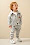 Baby Boy Jacket 3-Piece Set with Necklace and Gift - 2