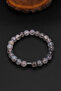 White Agate Bracelet Women Men Natural Stone Bracelet Bt051 - 3