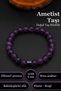 Amethyst Bracelet Women Men Natural Stone Bracelet 8 mm Bt024