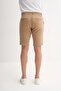 Slim Fit Slim Leg Linen Bermuda Shorts 6108 - 3