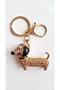 Luxury Gift Cute Foam Keychain with Zircon Stone - Bag Ornament - Bag Charm 9.5 cm - 2