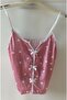 Women's Heart Patterned Shorts Pajama Set - 5