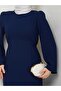Hijab Crepe Self-Belted Handle Wide Dress