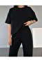 WOMEN'S T-Shirt & Sweatpants Jogger Printed Tracksuit Set Combo - 3