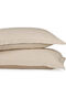 :طقم ملاءات سرير فاخرة سادة من 3 قطع، 300 خيط، 100 قطن غني - 3
