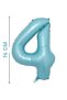 Blue Color 4 Number Giant Foil Balloon 76 cm Birthday Party Decoration - 2