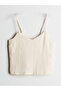 Beige V-Neck Textured Women's Shorts Pajama Set - 6