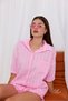 Pink Striped Summer Shorts Set - 5