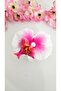 Orchid Flower Pearl Latch Buckle 10 cm Double Sided 1 Piece - 2