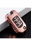 Honda Compatible Civic, Accord, Cr-V, Hr-V, Glossy Tpu Key Case Cover (Rose)