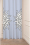 Sun Moon Star Space Planet Astrology Patterned Special Design Digital Printed (Single Wing) Background Curtain