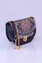 Colorful Ethnic Kilim Patterned Women's Shoulder Bag – Bohemian Style, Chain Strap, Lock Cover