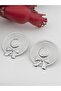 Ribbon Bow Model Tarnish-Free Steel Earrings - 5