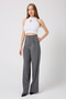 Women's High Waist Palazzo Pants - Elastic Pickup Effected Pleated Stylish Cut - 2