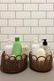 Premium Brown Round Basket Set of 2 - 3