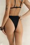 Nice Thick Band Brazilian Black Bikini Bottom - 8