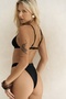 Nice Thick Band Brazilian Black Bikini Bottom - 4