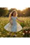 Floral Girl's Dress - 3