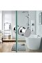 RED SATURN Solid SUS304 Shower Door Knob Glass Door Bathroom Round Back-to-Back Handle Pull - 6