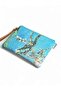 Almond Flowers Patterned Portfolio Clutch Bag - Cosmetic Bag - Multi-Purpose Bag (23X16 cm) - 4