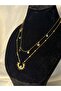 Star Detail Double Necklace - 3