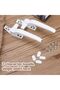 D.T Window Door Handle 2PCS Universal Black Aluminum Alloy Window Door Handle Right Left Replacement - 7