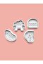 Hamburger Fastfood Cookie Mold and Sugar Dough Mold Set of 4