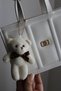 Women's Embroidery Detailed White Color Women's Shoulder and Hand Bag – Plush Charm - 5