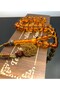 Hand Knitted Kazaz Imameli Fossil Amber Prayer Beads - 4