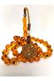Hand Knitted Kazaz Imameli Fossil Amber Prayer Beads - 3