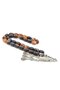 Genuine Natural Capsule Cut Striped Agate Prayer Beads 1St Quality Natural Stone
