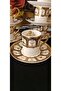 Bovaria Germany Hand Made 24K Brush Gold Handworked Coffee Cup Set 90 ml (Model 1) - 3