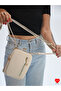 Paris Cream Women's Crossbody Bag |   Gold Detailed, Elegant, and 3-Compartment ⭐ - 6