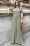 Women's Khaki Jumpsuit - 700-3577 - 3