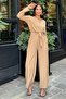 Women's Beige Jumpsuit - 700-2946 - 7