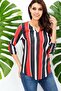 Women's Striped Blouse - 700-2841 - 3