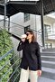 Women's Black Robe Classic Linen Shirt - 700-3043 - 7