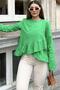 Women's Green Blouse - 700-3571 - 2