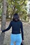 Women's Black Blouse - 700-K7113 - 6