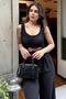 Women's Black Crop Blouse - 700-t202 - 3