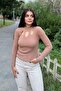 Women's Mink Knitwear Blouse - 700-K7522