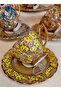 Bi̇hter Porcelain Hand Painting Cup Set - 6
